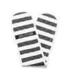 Daylesford Organic Black & White Stripe Double Oven Glove- Aprons & Tea Towels