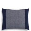 Daylesford Organic Borderline Cushion Navy- Throws & Cushions