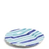 Daylesford Organic Circus Stripe Blue Dinner Plate- Tableware