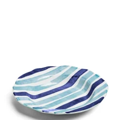 Daylesford Organic Circus Stripe Blue Large Bowl- Tableware