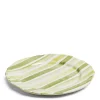 Daylesford Organic Circus Stripe Green Charger Plate- Tableware