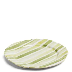 Daylesford Organic Circus Stripe Green Charger Plate- Tableware