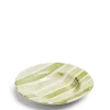 Daylesford Organic Circus Stripe Green Shallow Bowl- Tableware