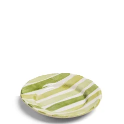 Daylesford Organic Circus Stripe Green Side Plate- Tableware
