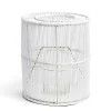 Daylesford Organic Cove Candle Holder 35cm White- Lanterns|Candle Accessories