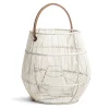 Daylesford Organic Cove Lantern White Wash Large- Candle Accessories|Candle Accessories