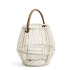Daylesford Organic Cove Lantern White Wash Small- Candle Accessories|Candle Accessories