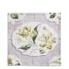 Daylesford Organic Daylesford x Colefax Quince Garden Napkin in Lilac With Tulips- Table Linen|Tableware
