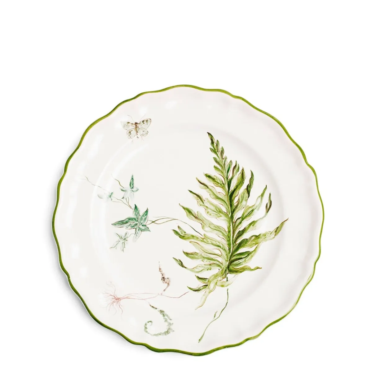 Daylesford Organic Daylesford x Colefax Quince Garden Dinner Plate With Fern & Ivy- Tableware