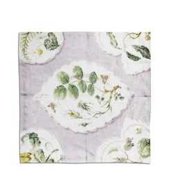 Daylesford Organic Daylesford x Colefax Quince Garden Napkin in Lilac With Rosehip- Table Linen|Tableware