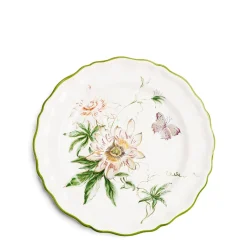 Daylesford Organic Daylesford x Colefax Quince Garden Dinner Plate With Passion Flower- Tableware