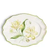 Daylesford Organic Daylesford x Colefax Quince Garden Serving Plate With Green Tulips- Tableware