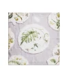 Daylesford Organic Daylesford x Colefax Quince Garden Napkin in Lilac With Fern- Table Linen|Tableware