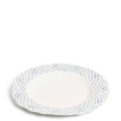 Daylesford Organic Dot Dinner Plate Blue- Tableware