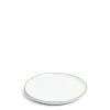 Daylesford Organic Edge Dessert Plate Dark Green- Tableware