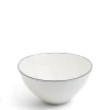 Daylesford Organic Edge Salad Bowl Blue- Tableware
