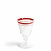 Daylesford Organic Fine Stripes Wine Glass Claret- Glassware|Tableware