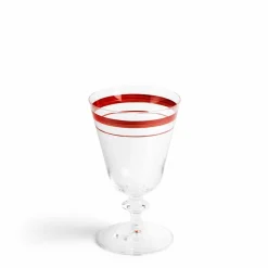 Daylesford Organic Fine Stripes Wine Glass Claret- Glassware|Tableware