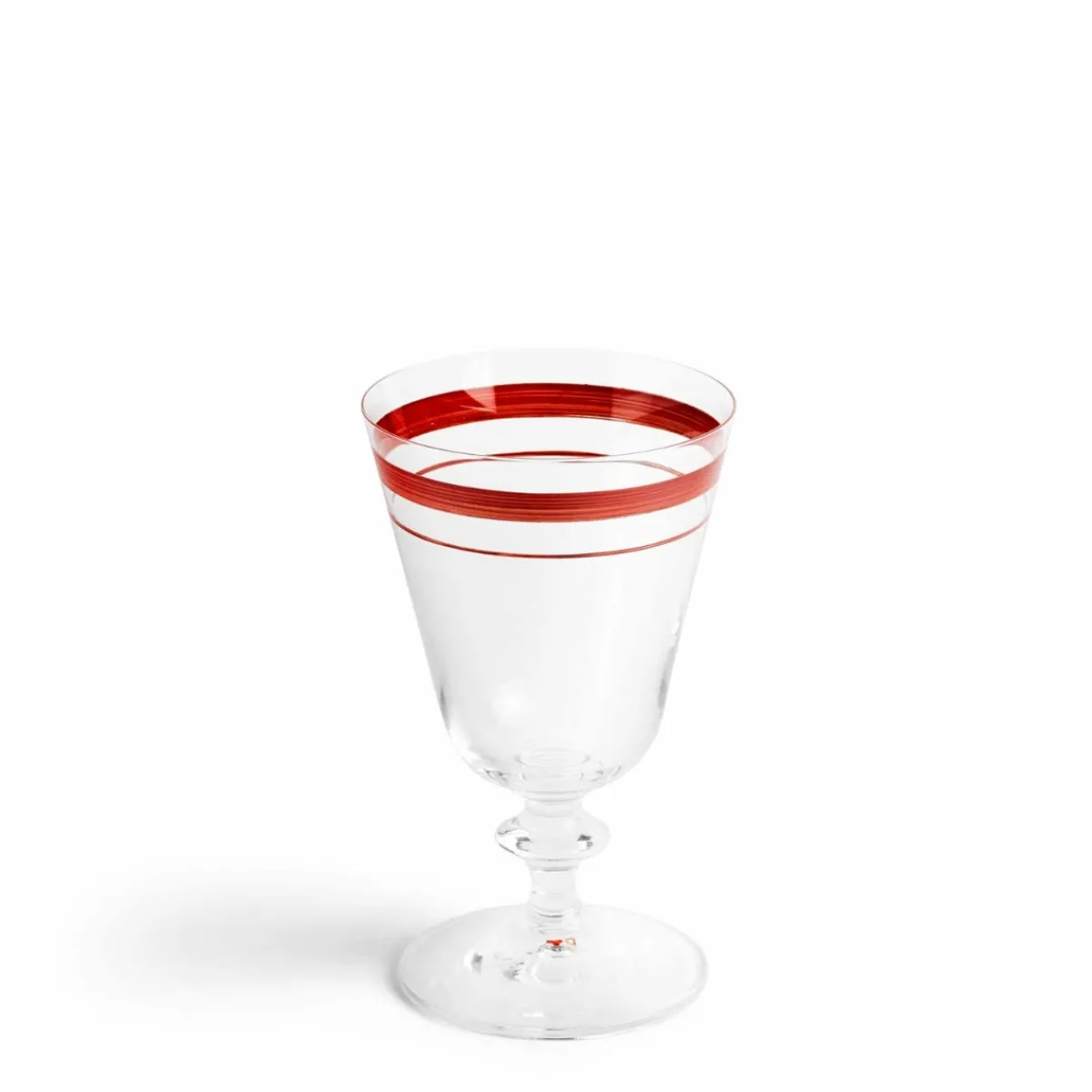 Daylesford Organic Fine Stripes Wine Glass Claret- Glassware|Tableware