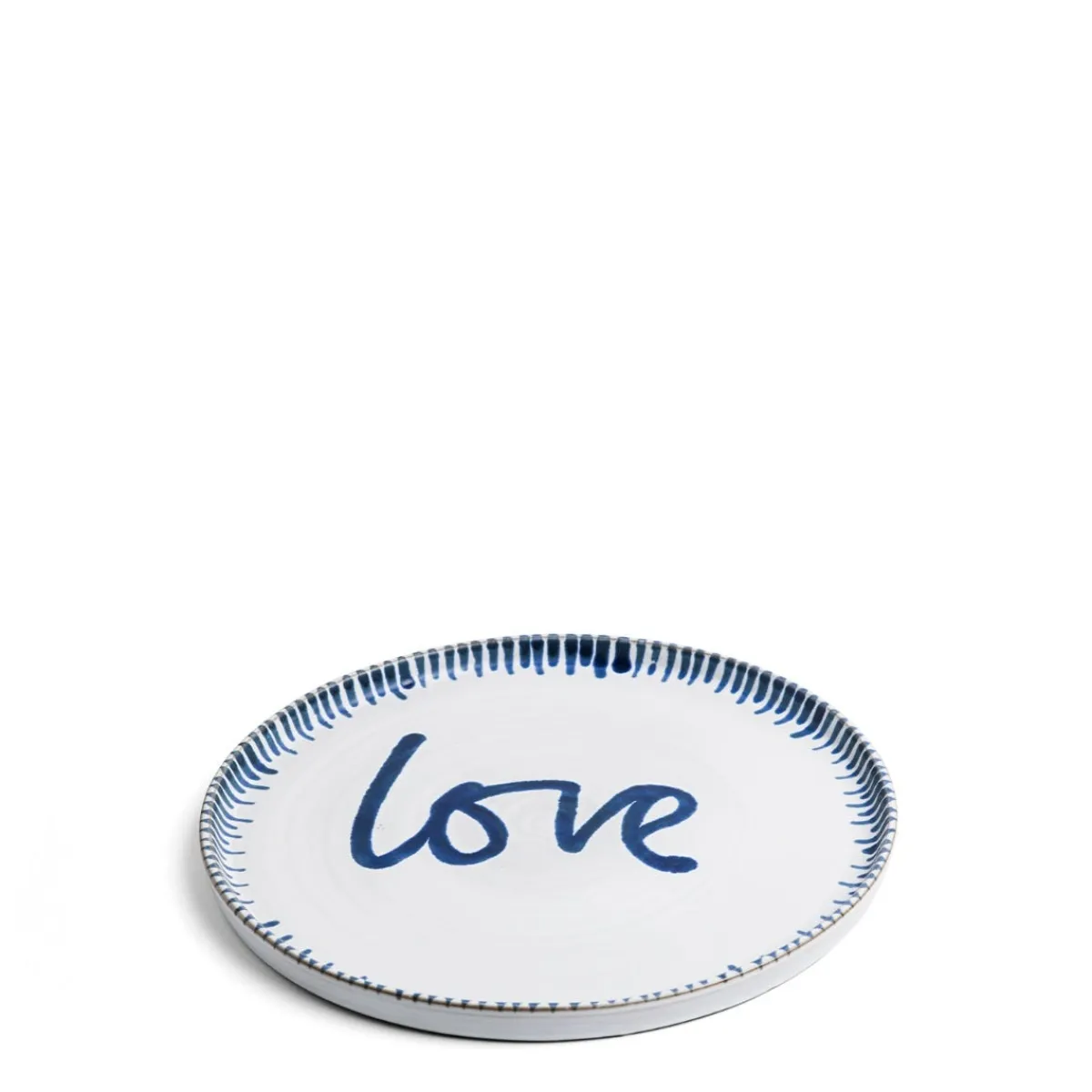 Daylesford Organic Galley Love Blue Side Plate- Tableware