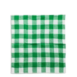 Daylesford Organic Green & White Check Napkin- Table Linen|Tableware