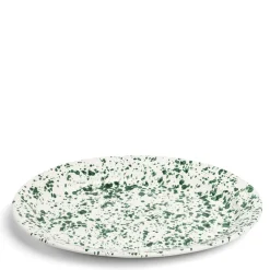 Daylesford Organic Jackson Oval Dish Green Ceramic- Tableware