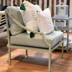 Daylesford Organic Kingham Armchair, Cotswold Green- Garden Furniture