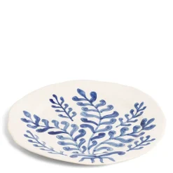 Daylesford Organic Leaf Charger Blue- Tableware