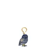 Daylesford Organic Leather Owl Keyring- Bags & Baskets