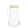 Daylesford Organic Ledbury Jug Green Tipped- Glassware|Tableware