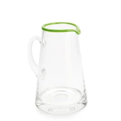 Daylesford Organic Ledbury Jug Green Tipped- Glassware|Tableware