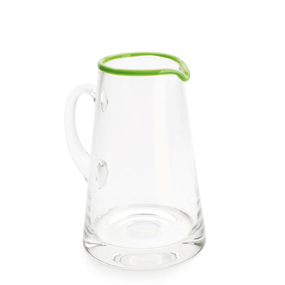 Daylesford Organic Ledbury Jug Green Tipped- Glassware|Tableware