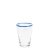 Daylesford Organic Ledbury Tumbler Blue Tipped Small- Glassware|Tableware