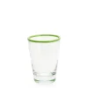 Daylesford Organic Ledbury Tumbler Green Tipped Large- Glassware|Tableware