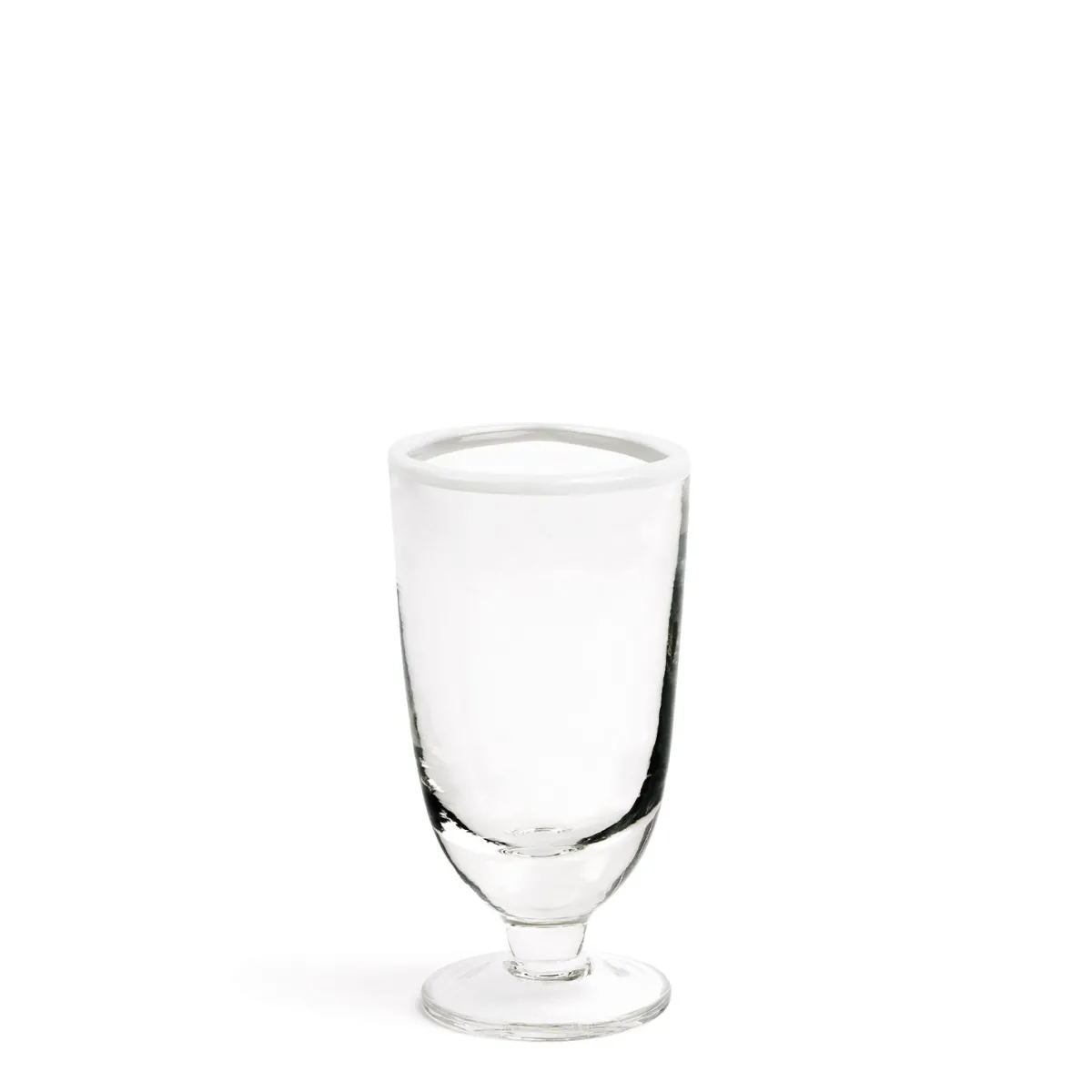 Daylesford Organic Ledbury Wine Glass White Tipped- Glassware|Tableware