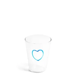 Daylesford Organic Light Blue Heart Glass- Glassware|Tableware