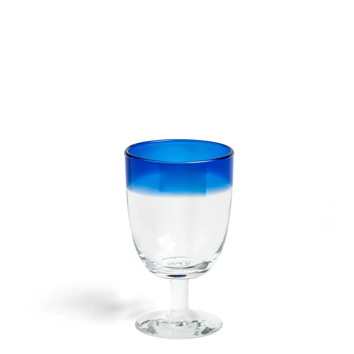 Daylesford Organic Ludlow Blue Wine Glass- Glassware|Tableware