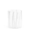 Daylesford Organic Marais White Stripe Vase- Vases & Flowers|Vases