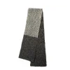 Daylesford Organic Mens Shin Scarf Charcoal- Clothing