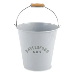 Daylesford Organic Metal Bucket with Wooden Handle- Baskets & Trugs