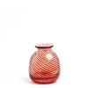 Daylesford Organic Miro Red Spiral Stripe Vase- Vases & Flowers|Vases