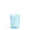 Daylesford Organic Murano Light Blue Spiral Stripe Glass- Glassware|Tableware