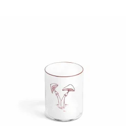 Daylesford Organic Mushroom Double Tumbler Claret- Glassware|Tableware