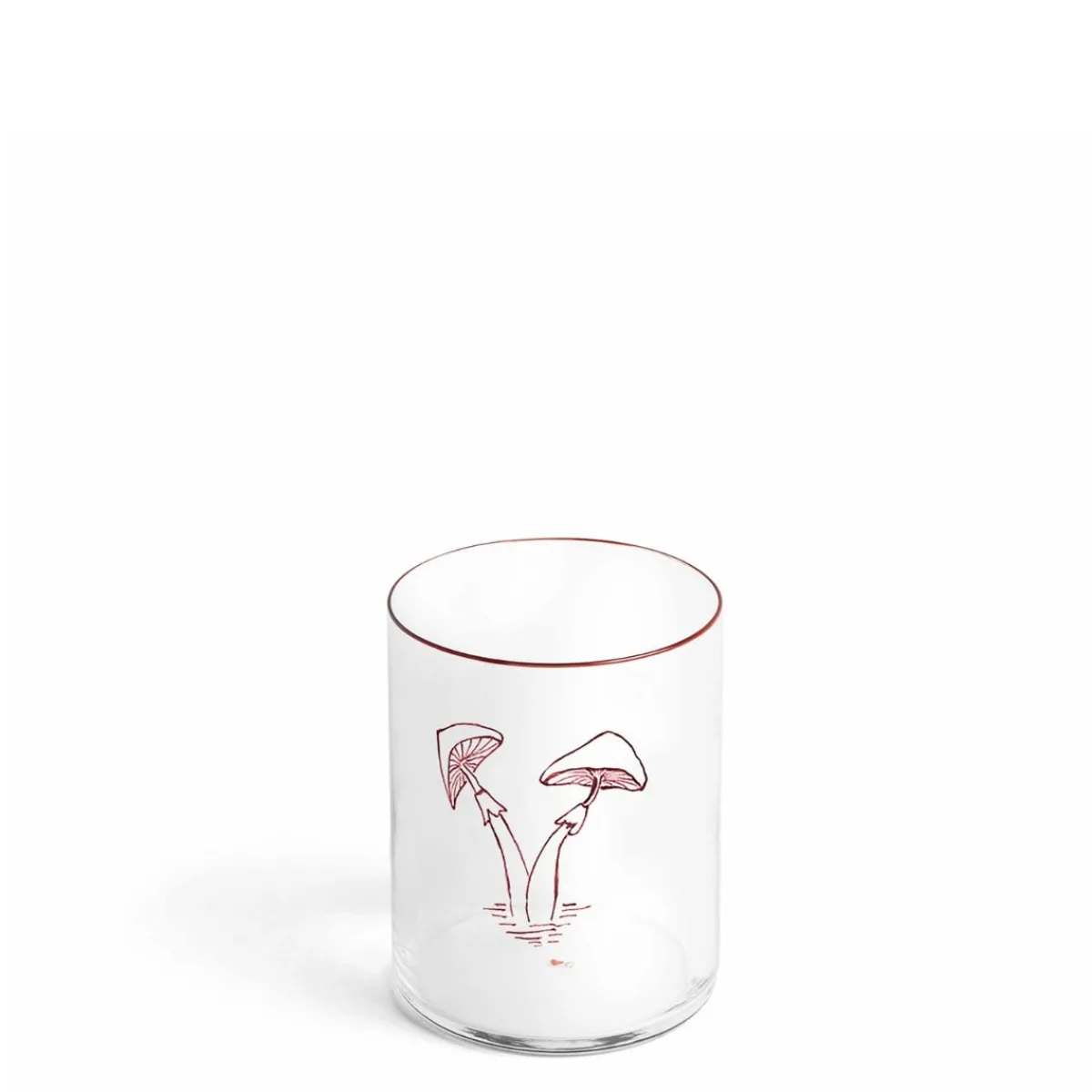 Daylesford Organic Mushroom Double Tumbler Claret- Glassware|Tableware