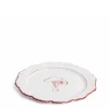 Daylesford Organic Mushroom Field Plate Claret- Tableware