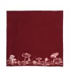 Daylesford Organic Mushroom Napkin Claret- Table Linen|Tableware