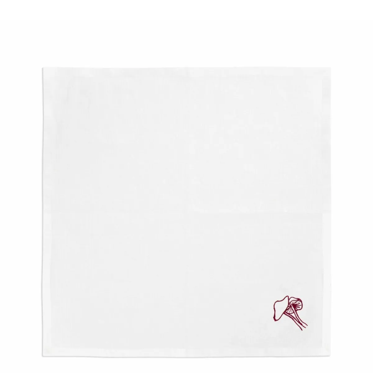Daylesford Organic Mushroom Napkin Field Claret- Table Linen|Tableware