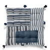 Daylesford Organic Nila Dhaba Blue Cushion- Throws & Cushions|Tableware