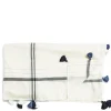 Daylesford Organic Nila Margin Tablecloth Blue- Table Linen|Tableware