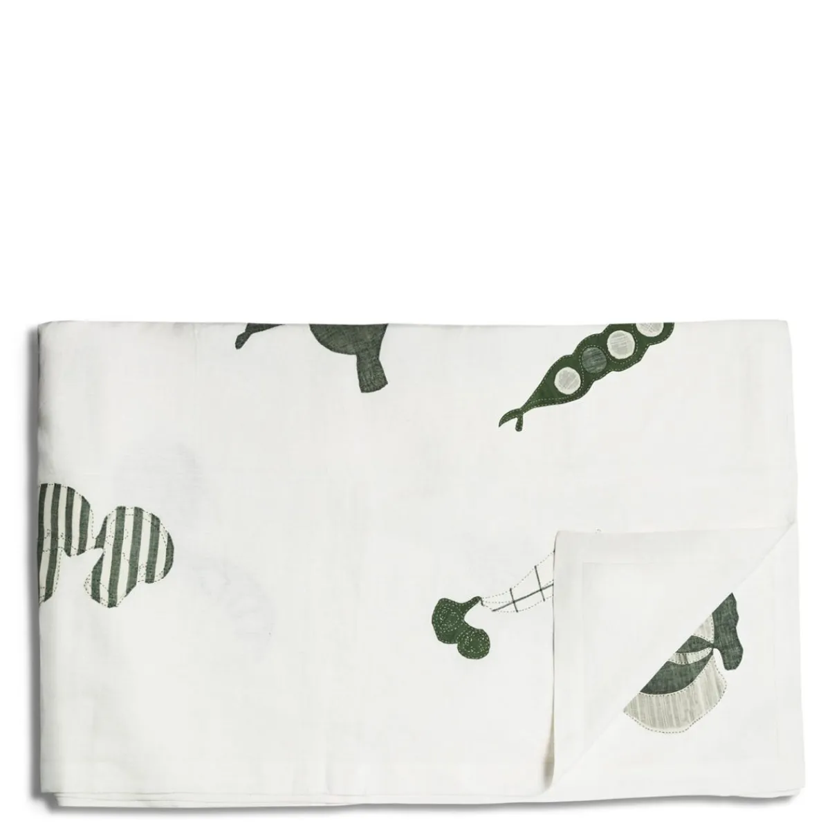 Daylesford Organic Nila Market Tablecloth Green- Table Linen|Tableware